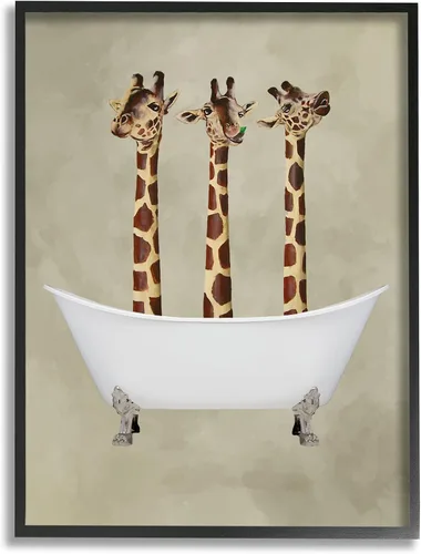Vista 32 de Lindo conejo bebé en toallas de baño burbujas de jabón' Arte Giclée enmarcado