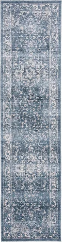 Vista 25 de SAFAVIEH - Alfombra decorativa de la colección Charleston, 2 pies x 4 pies, marfil y azul marino, diseño tradicional, ideal para áreas de alto