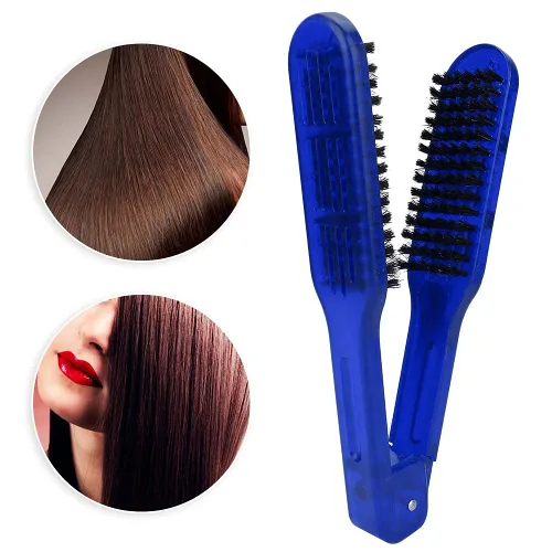 Vista 6 de ZJchao Cepillo para el pelo, cepillo de doble cara, alisador de pelo, alisador antiestático, peine para mujeres y hombres, adecuado para el hogar