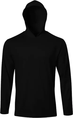 Vista 2 de Paquete de 2 camisetas de manga larga con capucha UPF 50+ para hombre negro*2