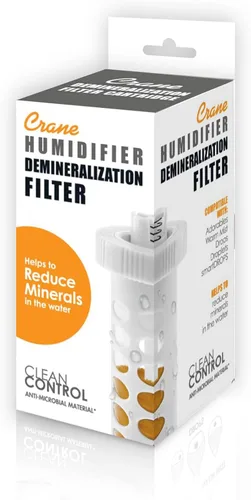 Vista 4 de Filtros universales humidificadores Crane USA Accessories, para humidificadores de niebla Drop Droplet Adorable Warm & Cool, reduce el polvo blanco