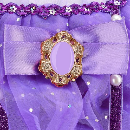 Vista 4 de guest dream Disfraz de princesa para niñas disfraz de princesa con accesorios para fiesta Halloween Navidad cosplay