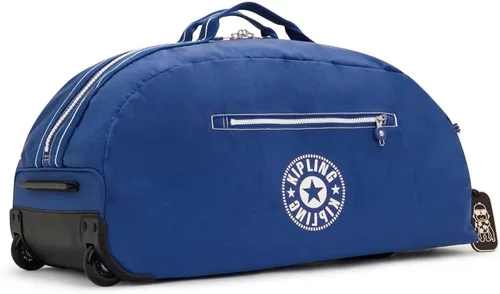 Vista 4 de Kipling Devin On Wheels - Bolsa de transporte con ruedas, Azul Admiral CL, 24''L x 11.75''H x 12.5''D, Devin on Wheels - Bolsa de mano
