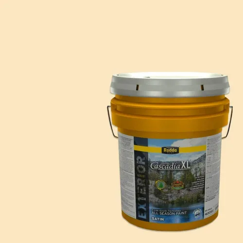 Vista 170 de Rodda Paint CASCADIA XL Pintura e imprimación satinada exterior en uno, cuarto de galón, otoño niño