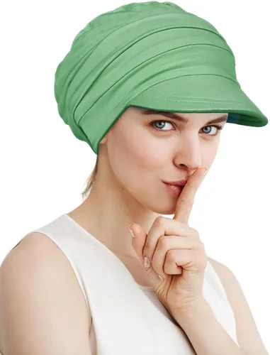 Vista 3 de Gorra de béisbol de bambú súper suave y transpirable de gran tamaño para mujer