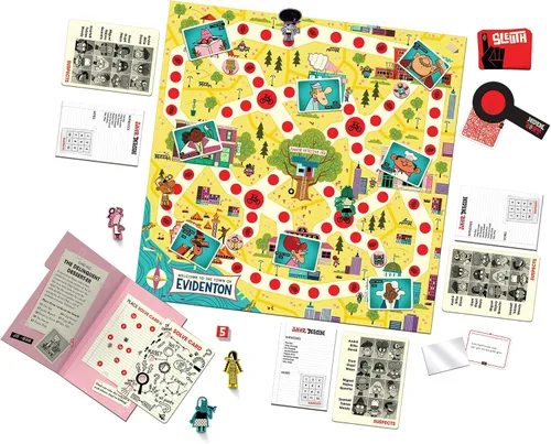 Vista 4 de Buffalo Games Junior Detective Board Games for Kids 6-8, Family Board