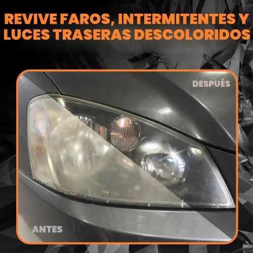 Vista 3 de Chemical Guys Kit de restauración de faros y cerámica, 16 Fl Oz (paquete de 1) All-in-one formula clears cloudy, yellowed headlights and leaves a
