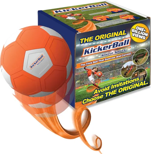 Vista 9 de Kickerball – Pelota de fútbol curva y con efecto – Patea como los profesionales, gran regalo para niños y niñas – Perfecto para partido o juego al