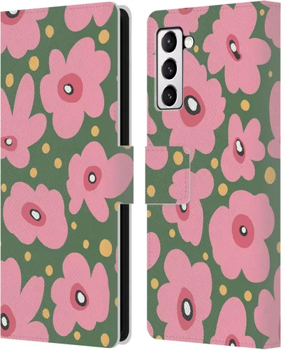 Vista 195 de Head Case Designs Officially Licensed Ninola Ditsy Flowers Yellow Nature Bold Leather Wallet Case Compatible with Samsung Galaxy A07 4G