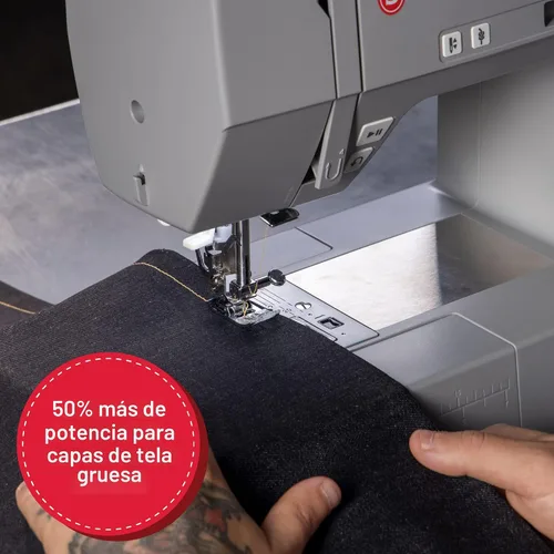 Vista 6 de SINGER Máquina de coser computarizada resistente 6700C con kit de accesorios Motor fuerte con potencia de perforación mejorada, 411 aplicaciones