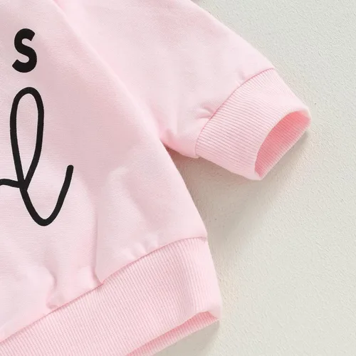 Vista 5 de Sudadera de manga larga bordada para bebé, niña, niño, sudadera de cumpleaños, suéter de primavera infantil