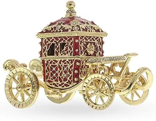 Vista 6 de BestPysanky Estatuilla de caja de joyería de entrenador de coronación
