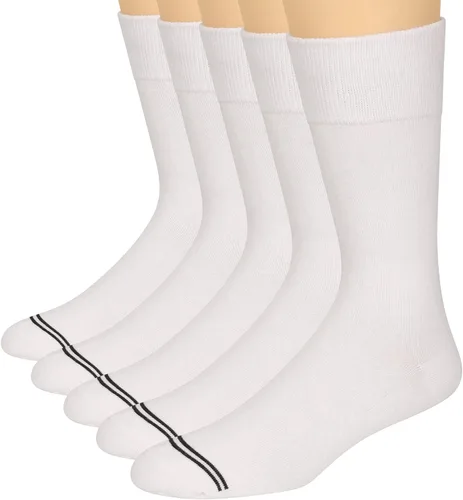 Vista 37 de KM Legend mens Dress Socks Classic Fine Lightweight for Formal and Casual Wear (5 Pair Pack)