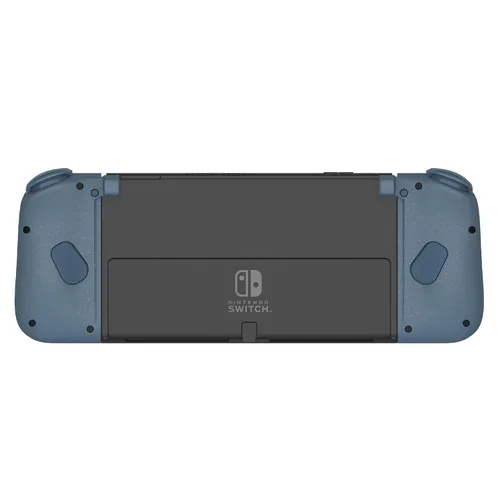 Vista 4 de HORI Nintendo Switch Split Pad Compact (Midnight Blue) - Ergonomic Controller for Handheld Mode - Officially Licensed by Nintendo