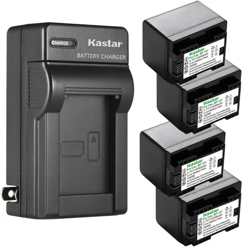Vista 7 de Kastar BP-727 BP727 Cargador de pared AC compatible con Canon VIXIA HF R70 HFR70, VIXIA HF R72 HFR72, VIXIA HF R80 HFR80, VIXIA HF R82 HFR82, VIXIA