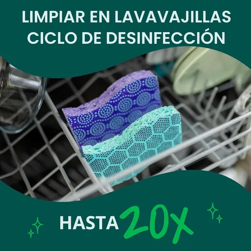 Vista 8 de Scotch-Brite Scrub Dots - Esponja para quitar rayones