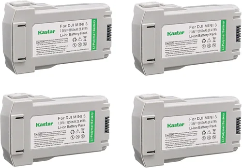 Vista 5 de Kastar Paquete de 1 batería Plus 7.38V 3850mAh 28.41Wh repuesto para DJI Intelligent Flight Mini 3 Drone, Mini 3 Pro Drone, Mini 4 Pro Camera Drone