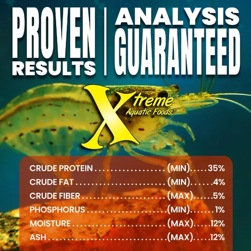 Vista 7 de Xtreme Shrimpee - Palitos de hundimiento de 0.118 pulgadas: alimento diario rico en nutrientes y alto contenido de vitaminas para camarones, corys