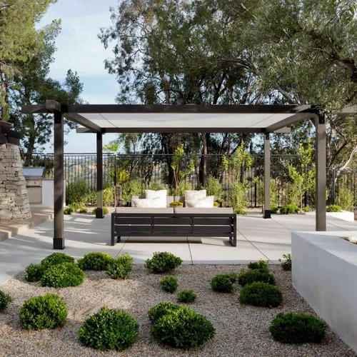 Vista 6 de 4 anclajes de poste de 6 x 6 pulgadas (tamaño interior 5.6 x 5.6) 13GA Thick Solid Steel &Powder Coated,Deck Post Brackets Support Deck Base