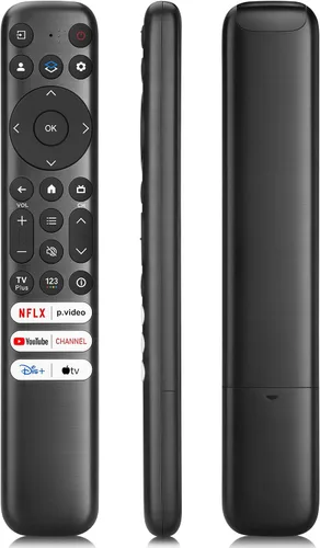 Vista 15 de Solo para TCL-Google-TV, reemplazo de control remoto, RC813 compatible con TCL QM8/QM7/Q7/Q6/Q5/S5/S4/S3 4K UHD HDR LED QLED QD-Mini LED Full-HD