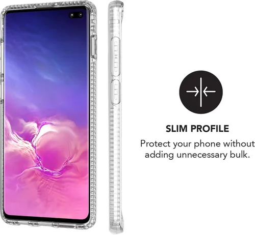 Vista 3 de Tech 21 - Carcasa protectora para Samsung Galaxy S10 Plus, ultrafina, con protección BulletShield, transparente