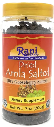 Vista 7 de Rani Amla Candy 5.25 oz (150 g) sellado al vacío, parte superior fácil de abrir, recipiente resellable ~ Indian Tasty Treats Vegano Apto