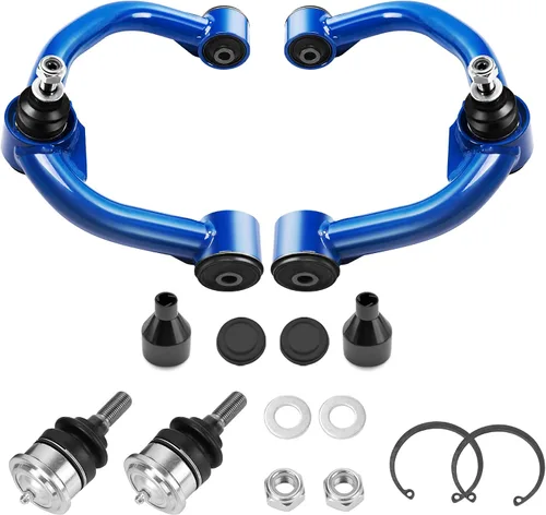 Vista 7 de FLYCLE Brazos de control superiores delanteros para 2004-2024 F150 2WD 4WD con rótula extra, elevación de 2-4 pulgadas, 2 piezas de suspensión