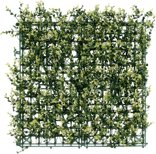 Vista 20 de Windscreen4less 1 panel artificial de boj de 20 x 20 pulgadas, decoración de pared verde hierba sintética para decoración de interiores