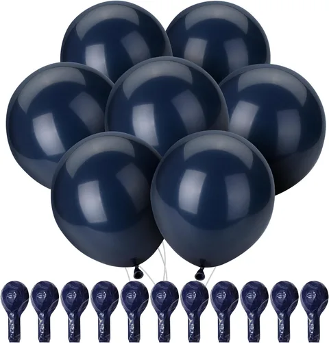 Vista 27 de Mr. Pen - Globos, 12 pulgadas, paquete de 54, negro, globos de fiesta Globos de látex negros para cumpleaños, graduación, Año Nuevo, Halloween