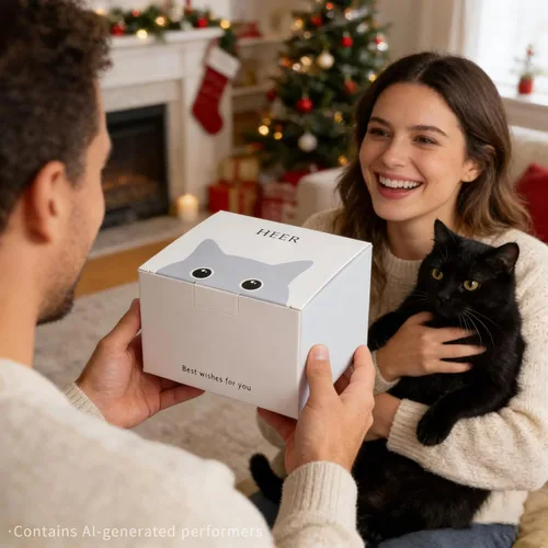 Vista 5 de HEER Taza de té para gatos con infusor y tapa, taza de té de cerámica de hojas sueltas de 10 onzas, regalo para amantes de los gatos para amigos