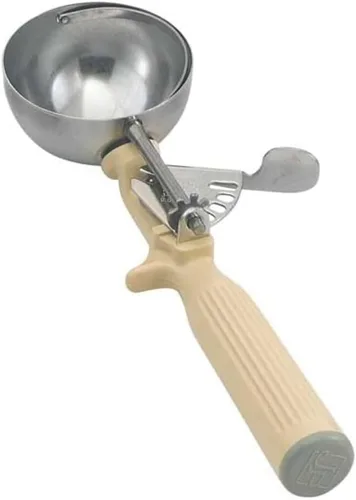 Vista 7 de Cuchara de helado Vollrath, acero inoxidable, tamaño 6, Negro