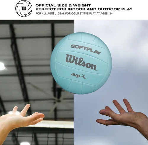 Vista 5 de WILSON 2025 AVP Soft Play Volleyballs Azul