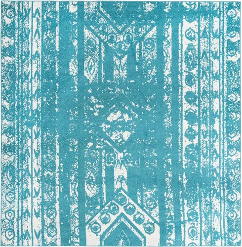 Vista 76 de Unique Loom Lennon Collection - Alfombra de área Zal (2 pies x 3 pies 1 pulgada, rectangular, gris y marfil)