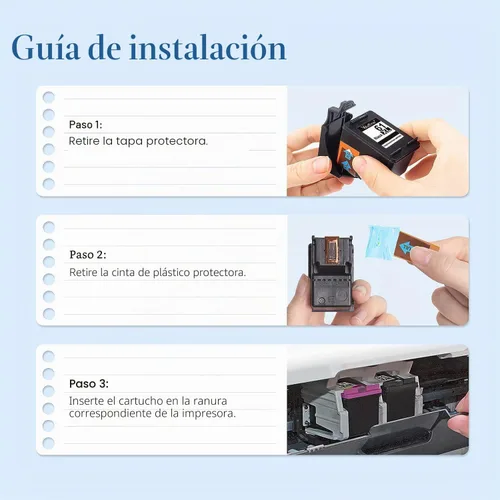 Vista 7 de Valuetoner 61XL - Cartuchos de tinta de repuesto para HP 61, paquete combinado de cartuchos de tinta 61XL, funciona con impresoras HP Envy 4500 4502