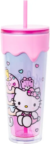 Vista 7 de Silver Buffalo Vaso con Goteo Esculpido en 3D de Los Aristogatos de Disney con Marie Sweet Treats, 26 Onzas