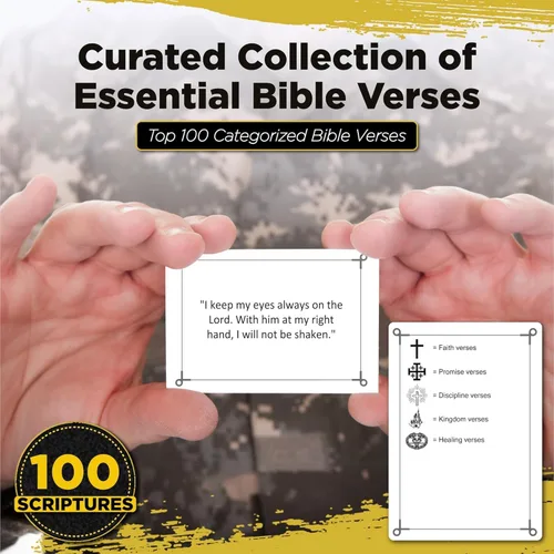 Vista 7 de Agape - Tarjetas de memoria de las Escrituras 100 tarjetas de memoria KJV con versículos bíblicos, para adultos y niños, perfectas para estudio