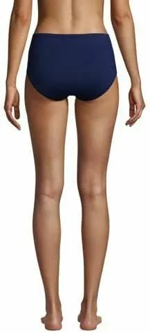 Vista 2 de Lands' End Parte inferior de bikini de cintura alta con control de abdomen para mujer