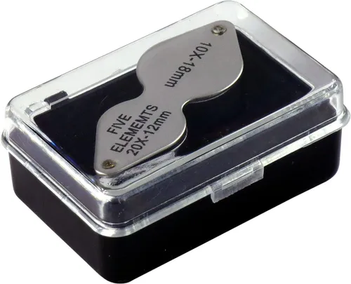 Vista 4 de HTS 203B0 - Lupa doble de acero inoxidable de 0.787 x 0.472 in / 0.394 x 0.709 in