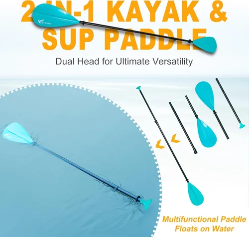 Vista 5 de Freein SUP Inflatable Stand Up Paddle Board with Kayak Seat,Paddle Boards for Adults 10'/10'6”/11', Accessories sup Pump Adaptor,sup Kayak Paddle