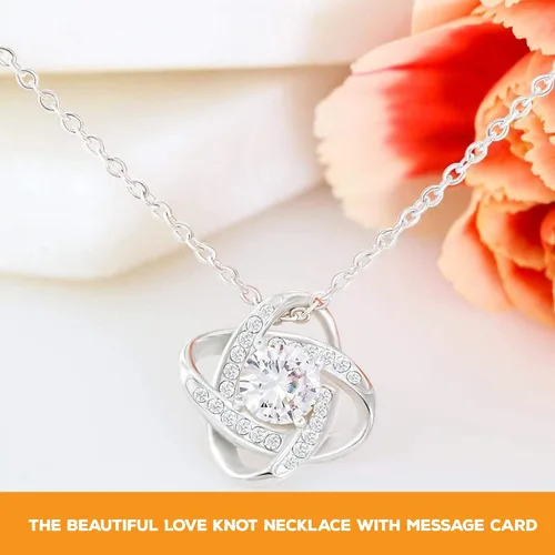 Vista 4 de Collar de nudo de amor Mama te quiero regalos para madre joyería para mamá en español collares españoles para mujer regalos familiares españoles