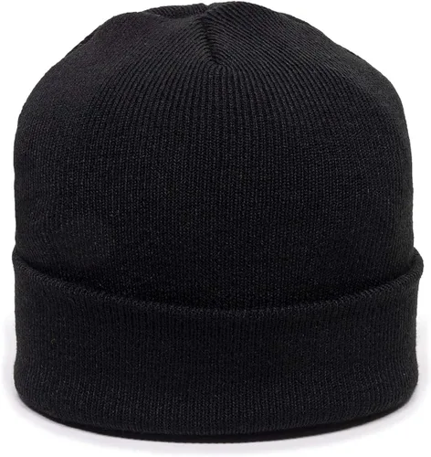 Vista 2 de Outdoor Cap Gorra de reloj de punto con puño Negro