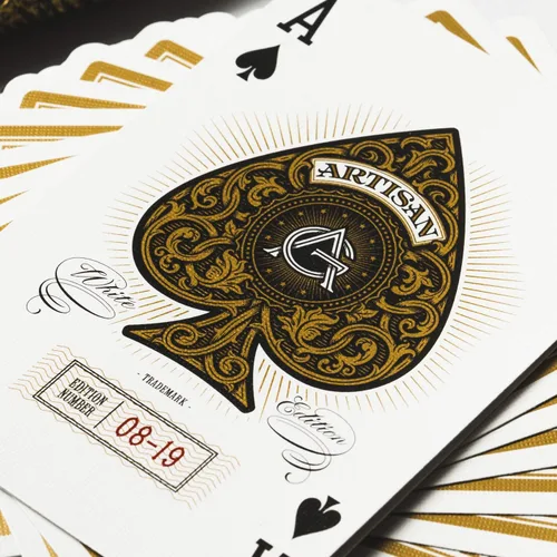 Vista 5 de theory11 Cartas de Juego Artesanal (Blanco)