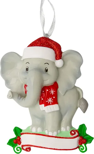 Vista 2 de Adorno de Navidad personalizado 2025 para niños, nombre personalizado y recuerdo de vacaciones del año, decoración de árbol de Navidad con bonito
