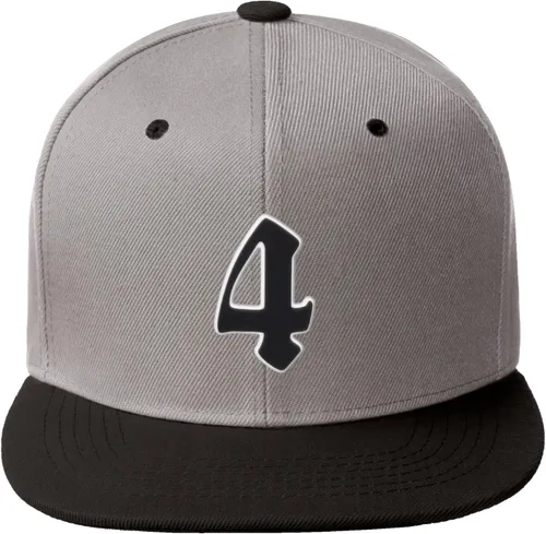 Vista 1585 de Daxton Gorra clásica con visera de billete plano con letras del alfabeto inglés antiguo de la A a la Z