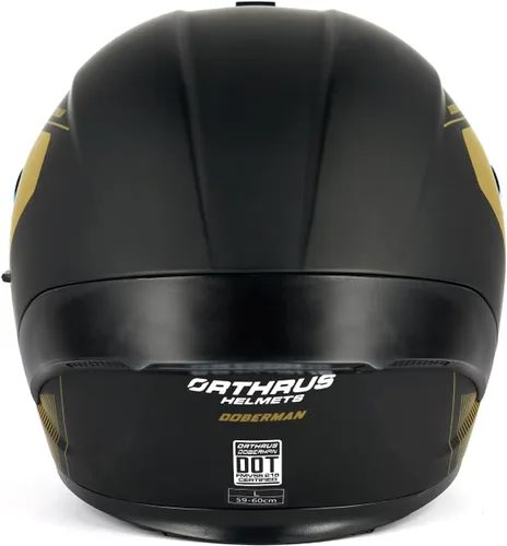 Vista 5 de Orthrus Casco modular LED para motocicleta de cara completa - Aprobado por el DOT, con visor abatible doble, protector solar y listo para Bluetooth