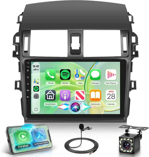 Vista 10 de Radio de coche Carplay 2G+64G para Toyota Corolla 2009 2010 2011 2012 2013, Rimoody estéreo de coche Android Android auto GPS WiFi pantalla táctil