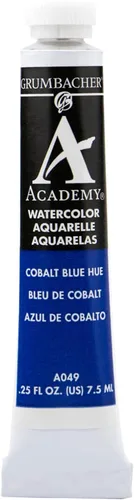 Vista 13 de Grumbacher Academy - Pintura de acuarela, 0.25 onzas, tono azul cerúleo (A039)