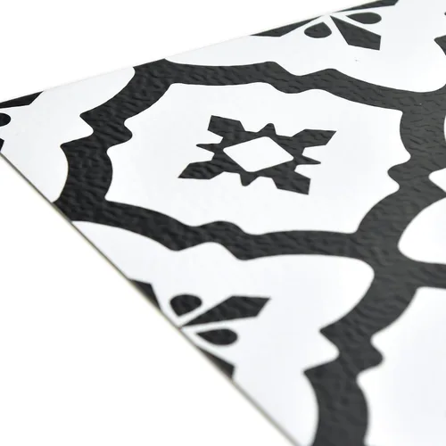 Vista 8 de FloorPops FP2480 Comet - Azulejos adhesivos para el suelo, color negro