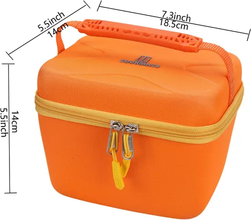Vista 4 de Tourmate Estuche rígido de almacenamiento para niños y altavoces Bluetooth, estuche de transporte de viaje para niños, reproductor de música