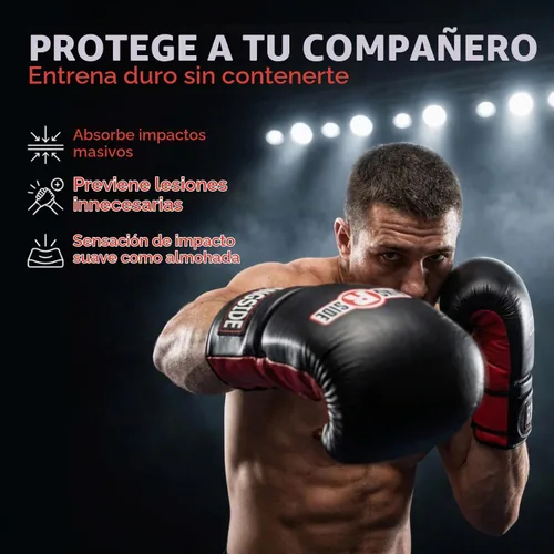 Vista 4 de Ringside Lace IMF Tech Guantes de entrenamiento y sparring para boxeo Negro